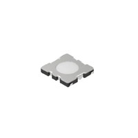 White Button Tactile Switch, Double Pole Single Throw (DPST) 50 mA Surface Mount