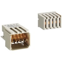 ERNI ERmet Series 2mm Pitch Universal Power Module Backplane Connector, Female, Vertical, 5 Column, 4 Row, 6 Way