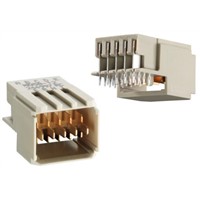 ERNI ERmet Series 2mm Pitch Universal Power Module Backplane Connector, Male, Right Angle, 4 Column, 4 Row, 5 Way