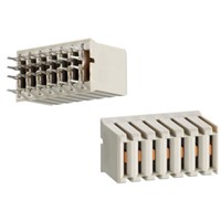 ERNI ERmet Series 2mm Pitch Universal Power Module Backplane Connector, Male, Right Angle, 4 Column, 4 Row, 7 Way