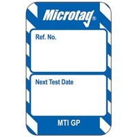 Microtag Next Test Insert,Blue,English