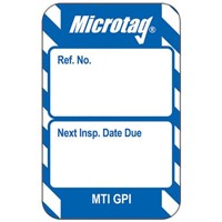 Microtag Next Inspection,Blue,English