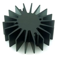 Radial Aluminium Heat Sink 55x20mm Zhaga