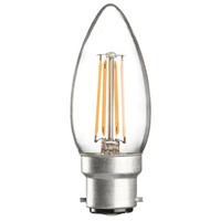 Knightsbridge B22 GLS LED Candle Bulb 4 W(40W), 2700K, Warm White, Candle shape