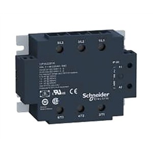 Schneider Electric 50 A 3P-NO Solid State Relay, Zero Cross, Panel Mount, SCR, 530 V ac Maximum Load