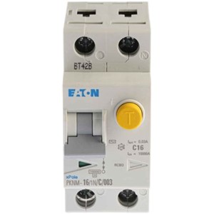Eaton 2P 16 A Instantaneous RCD, Trip Sensitivity 30mA