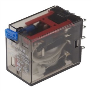 Hongfa Europe GMBH Chassis Mount Non-Latching Relay - 4PDT, 12V dc Coil, 5A Switching Current, 4 Pole