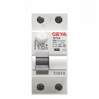 ECVV GYL9 Residual Current Circuit Breaker GYL92P-63A-100mA GEYA ELCB RCCB 2P